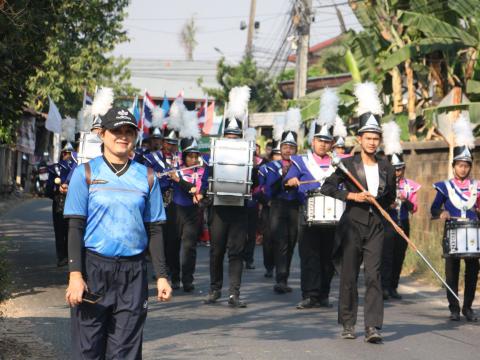 กิจกรรมกีฬาสี โรงเรียนมัธยมโพนค้อ